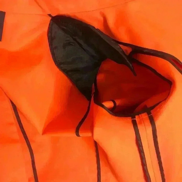 Lafayette 148 Orange Blazer Size 4 Coral Button Up - Picture 5 of 9